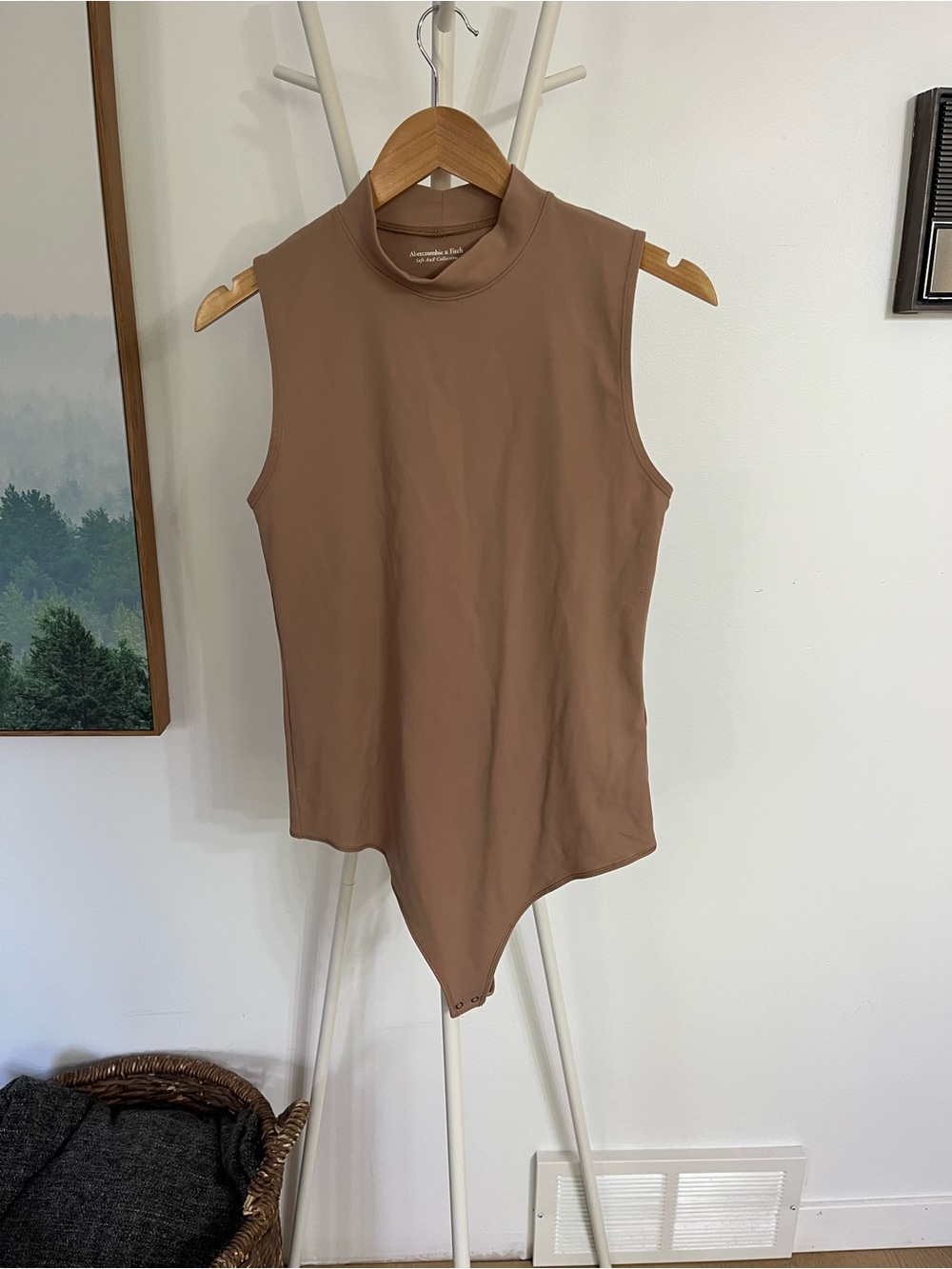 Abercrombie Sleeveless Mock Neck Bodysuit